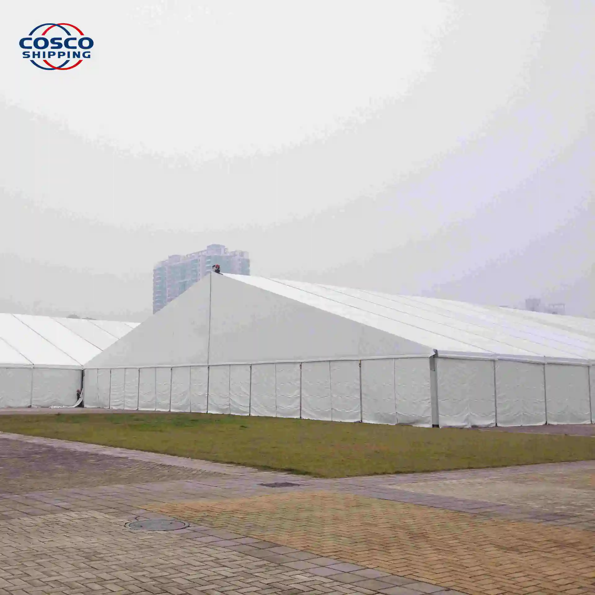 COSCO Custom Large Temporary Warehouse Tent Event Marquee