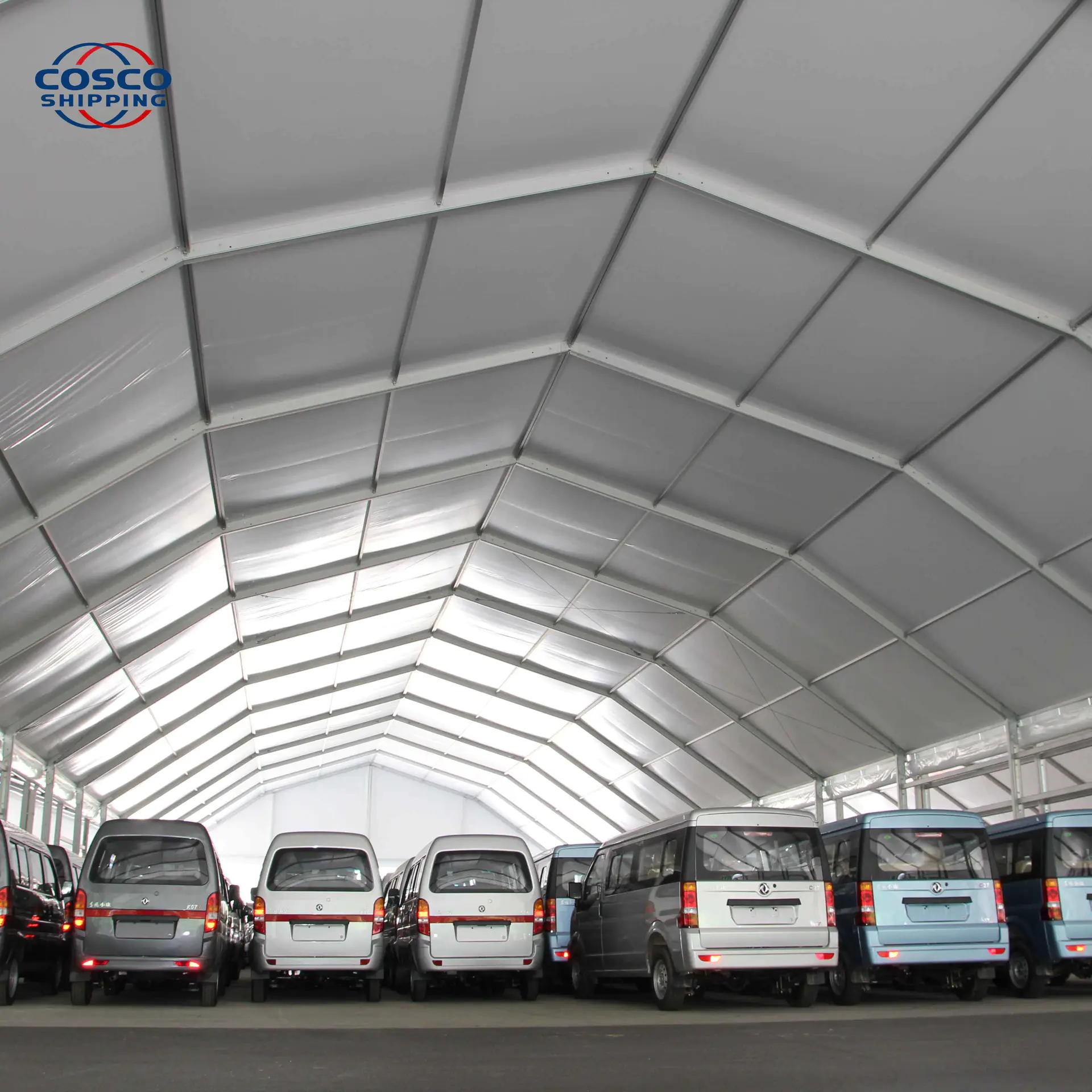 COSCO Customized Large Aluminium Temporary Warehouse Polygonal Tent