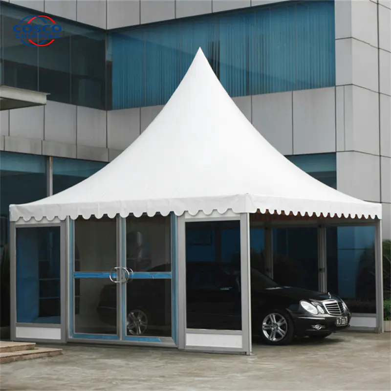 COSCO Custom Aluminium Structure Temporary Garage Marquee Aluminum Pagoda Tent