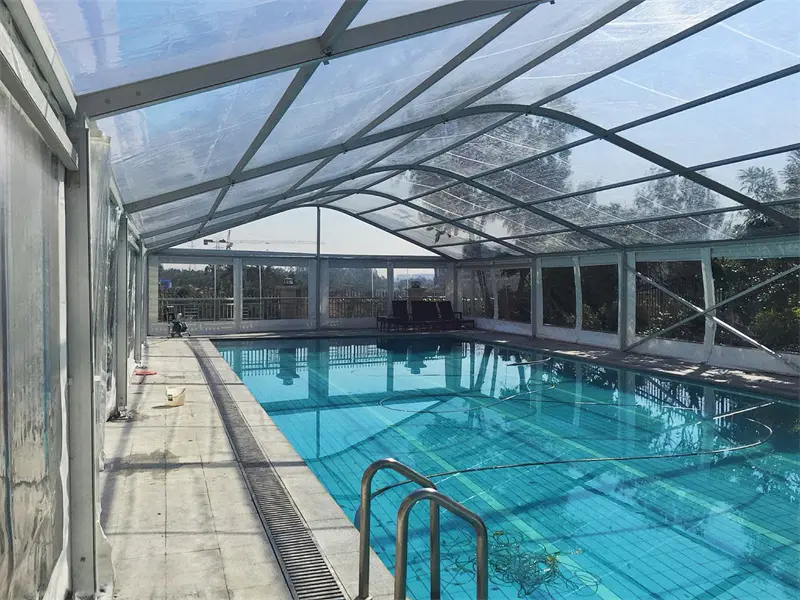 Personalized Custom Aluminum Tents - Perfectly Adapted Swimming Pool Tents