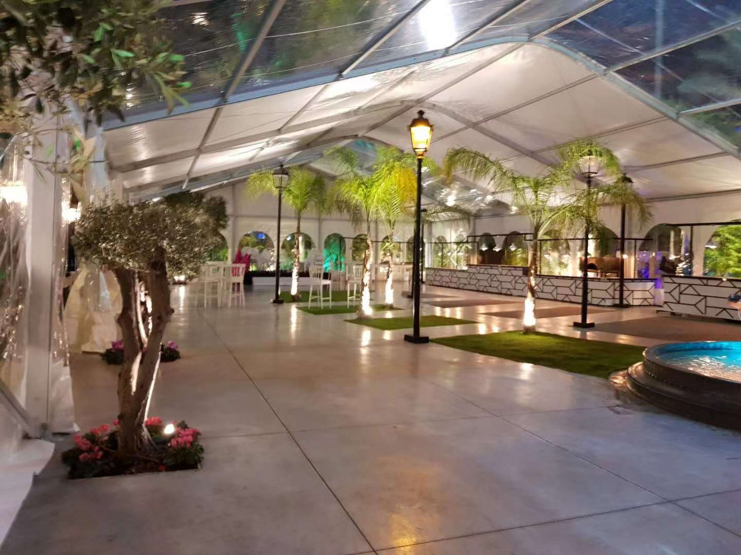 COSCO aluminum event tent elegant rain-proof
