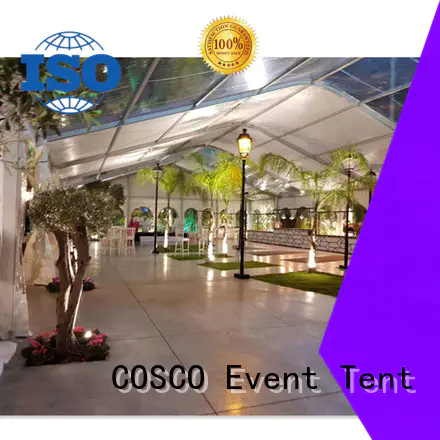 COSCO transparent marquee event tent factory rain-proof